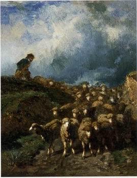 unknow artist Sheep 186 Spain oil painting art